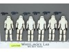 Lot of 6 Complete Star Wars Imperial Stormtroopers 1980s Kenner Vintage Figures
