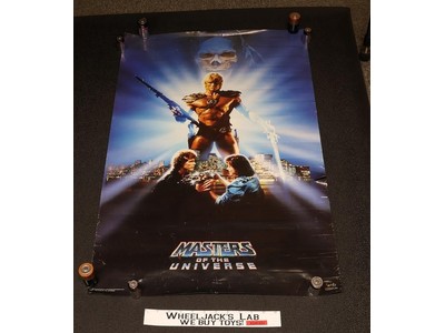 He-Man Poster 23 x 34 Masters of the Universe MOTU 1987 Funky Cannon Films #3124