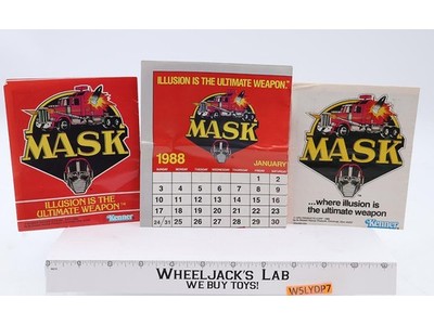 Lot of 3 M.A.S.K. Catalogs MASK Vintage Kenner 1980's