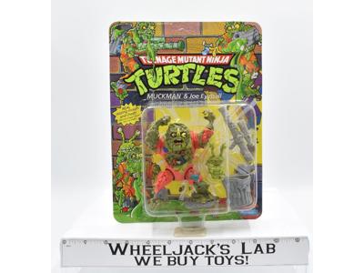 Muckman &amp; Joe Eyeball NEW MOSC 1990 TMNT Teenage Mutant Ninja Turtles Playmates