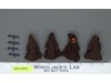 Lot of 4 Jawas 100% Complete Star Wars 1977 Vintage Kenner Figures No REPRO