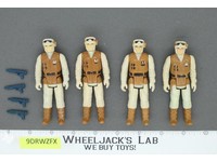 Lot of 4 Complete Hoth Rebel Soldiers Star Wars 1980 ESB Vintage Kenner Figures