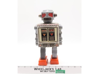 Battery Operated Space Fighter Robot WORKS 1960s Horikawa Japan Vintage Robot