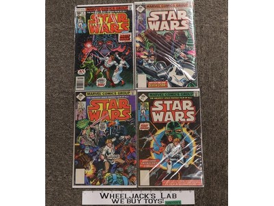 Issue #'s 1 - 4  Star Wars 1977 Marvel Comic Books Vintage