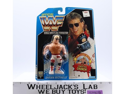 Shawn Michaels Blue Card WWF Wrestling 1994 Hasbro Action Figure NEW SEALED