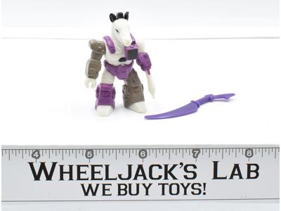 Battle Beasts Zealot Zebra #69 100% Complete Action Figure Vintage 1986