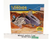 Side Gunner 100% Complete W/ Box + INSERT Star Wars Droids 1985 Kenner Vehicle