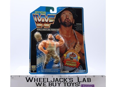 Butch Bushwhackers Series 10 Blue Card WWF Wrestling 1993 Hasbro NEW SEALED