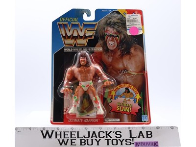 Ultimate Warrior WWF Wrestling 1990 Hasbro Action Figure NEW MOSC SEALED