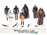 Lot of 7 Modern Star Wars 1990-2020s Hasbro Action Figures + Accessories