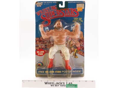 Big John Studd & Poster Wrestling Superstars WWF 1985 LJN NEW 8" Action Figure