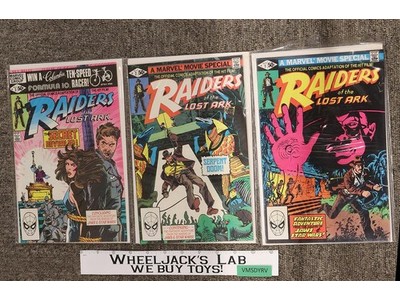 Issue #'s 1 - 3 Raiders of the Lost Ark 1981 Marvel Movie Special Comic Books