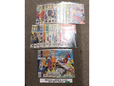 Issue #'s 1 - 28 The Transformers 1980's Marvel Comics Vintage