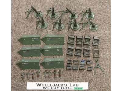 Lot of 39 Forward Observer Unit Parts & Pieces G.I. Joe 1985 Hasbro Vintage