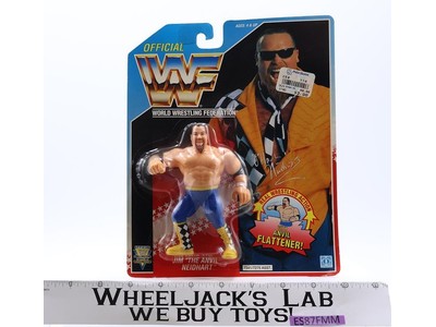 Jim The Anvil Neidhart WWF Wrestling 1992 Hasbro Action Figure NEW MOSC SEALED
