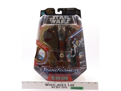 Obi Wan Kenobi Jedi Starfighter Transformers Star Wars Hasbro NEW SEALED