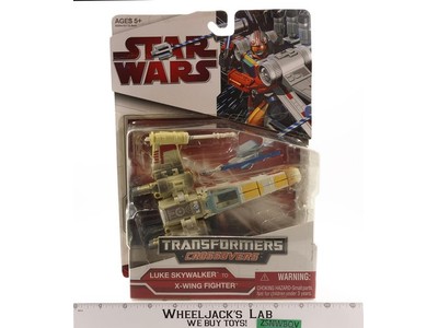 Luke Skywalker to X-Wing Fighter Transformers Star Wars Hasbro NEW SEALED