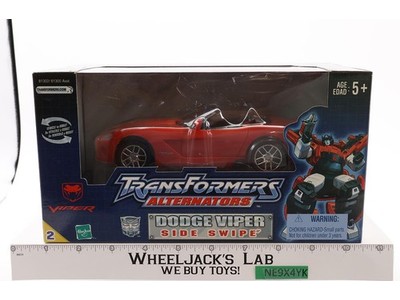Sideswipe Dodge Viper Transformers Alternators 2003 Hasbro Figure NEW SEALED