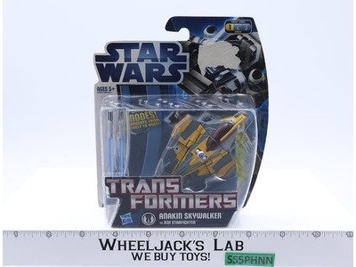 Anakin Skywalker to Jedi Starfigher Transformers Star Wars Hasbro NEW SEALED