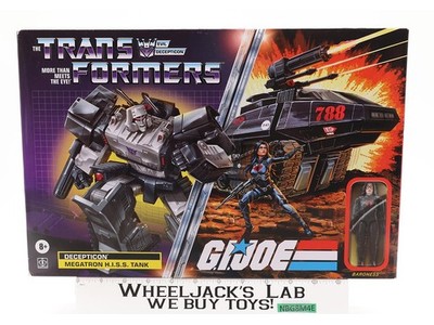 Megatron H.I.S.S. Tank Transformers GI Joe 2022 Hasbro Action Figures NEW SEALED