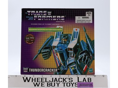 Thundercracker Transformers Commemorative Series Reissue 2002 Hasbro NEW SEALED