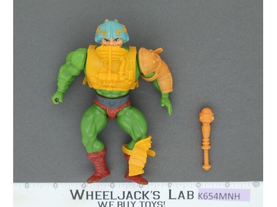 Man-At-Arms 100% Complete He-Man Masters Of The Universe MOTU 1982 Mattel Figure