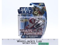 Obi Wan Kenobi to Jedi Starfighter Transformers Star Wars Hasbro NEW SEALED