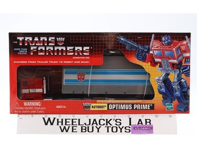 Optimus Prime Transformers Commemorative Series 2002 Hasbro Figure NEW SEALED