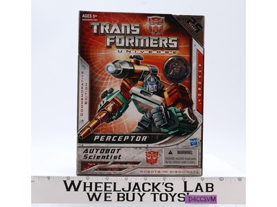 Perceptor Transformers Universe TRU 25th Anniv. 2009 Hasbro Figure NEW SEALED
