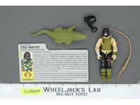 Croc Master V1 G.I. Joe 1987 Hasbro Vintage Action Figure