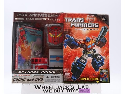 Optimus Prime Transformers Universe 25th Anniversary 2008 Hasbro NEW SEALED