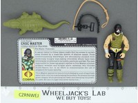 Croc Master V1 G.I. Joe 1987 Hasbro Vintage Action Figure