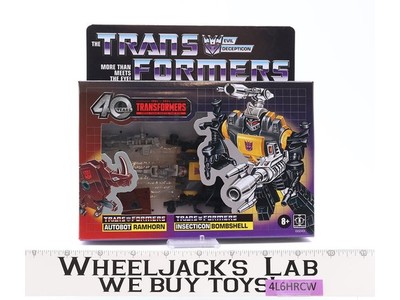 Ramhorn & Bombshell Transformers Reissue 40th Aniv. 2024 Hasbro NEW SEALED