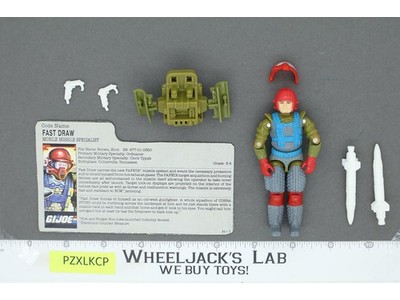 Fast Draw V1 1987 G.I. Joe Hasbro Vintage Action Figure