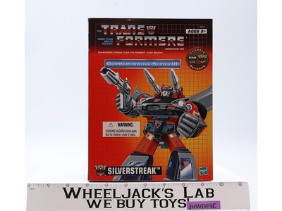 Silverstreak Transformers Reissue Commemorative Series 2003 Hasbro NEW SEALED