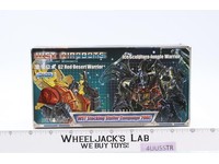 G2 Red Desert Warrior & Ice Sculpture Jungle Warrior WST Dinorobots NEW MIB