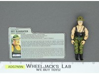 Sgt. Slaughter V2 G.I. Joe 1986 Hasbro Vintage Action Figure