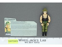 Sgt. Slaughter V2 G.I. Joe 1986 Hasbro Vintage Action Figure