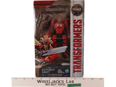 Drift Premier Ed. Transformers The Last Knight 2016 Hasbro Figure NEW SEALED