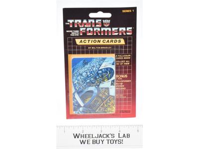 Planet Cybertron Sealed Pack Card #42 Transformers Trading Action Cards 1985 G1
