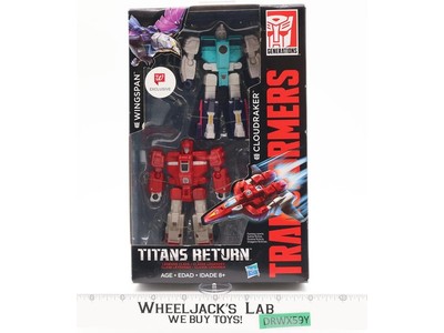 Wingspan & Cloudraker Transformers Titans Return 2016 Hasbro Figure NEW SEALED