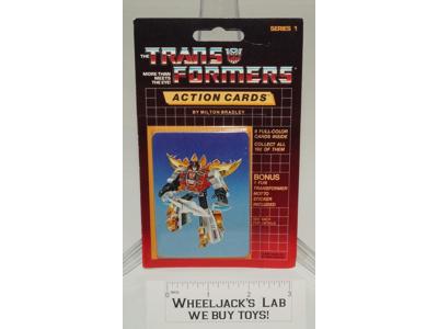 Snarl Sealed Pack Card #36 of Transformers Trading Action Cards 1985 G1