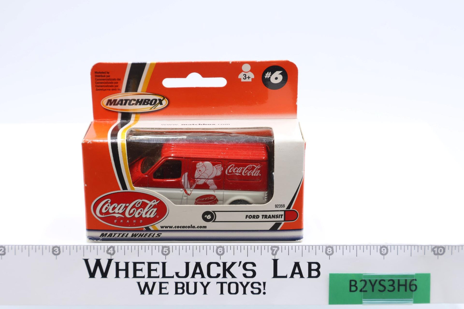 Ford Transit 2000 Matchbox Coca-Cola #92359 Red NEW MISB