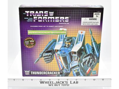Thundercracker Hasbro Commemorative Series III Re-Issue G1 Transformers NEW MISB
