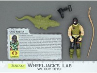 Croc Master V1 G.I. Joe 1987 Hasbro Vintage Action Figure