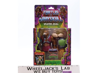 Splinter-Skull Turtles of Grayskull MOTU X Origins TMNT Mattel 2023 MISB NEW