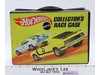 24 Car Collector's Race Case Storage w/ 2 Trays Black Hot Wheels 1969 Mattel