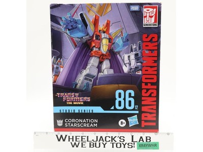 Coronation Starscream 86-12 Transformers Studio Series 2022 Hasbro NEW MIB