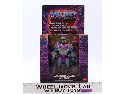 Megatron Armor Skeletor Master of the Universe X Transformers Mattel 2025 MISB