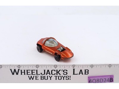 Silhouette Orange w/ White Int. 1967 1968 Redline Hot Wheels Mattel Vtg RL USA